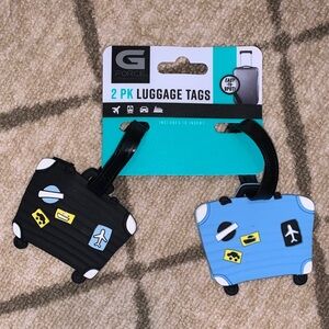 G/FORCE Black and Blue Luggage Tags